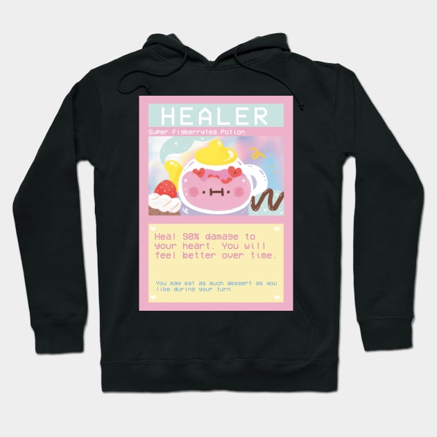 Healer Potion Hoodie by Figberrytea